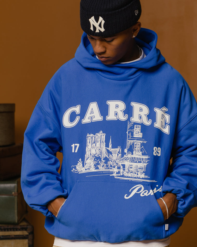 Carre Oversized Long Unisex Hoodie